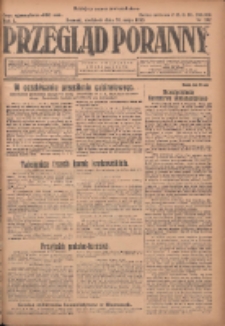 Przegląd Poranny: pismo niezależne i bezpartyjne 1923.05.20 R.3 Nr137