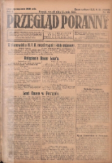 Przegląd Poranny: pismo niezależne i bezpartyjne 1923.05.22 R.3 Nr138