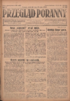 Przegląd Poranny: pismo niezależne i bezpartyjne 1923.05.24 R.3 Nr140
