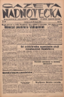 Gazeta Nadnotecka: pismo codzienne 1937.08.21 R.17 Nr191