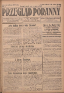 Przegląd Poranny: pismo niezależne i bezpartyjne 1923.06.01 R.3 Nr148