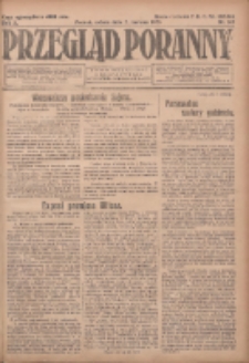 Przegląd Poranny: pismo niezależne i bezpartyjne 1923.06.02 R.3 Nr149