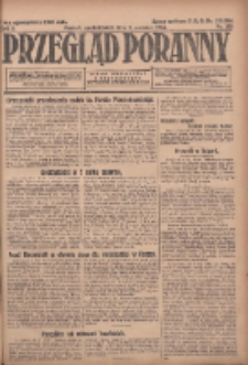 Przegląd Poranny: pismo niezależne i bezpartyjne 1923.06.11 R.3 Nr158