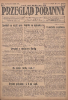 Przegląd Poranny: pismo niezależne i bezpartyjne 1923.06.19 R.3 Nr166