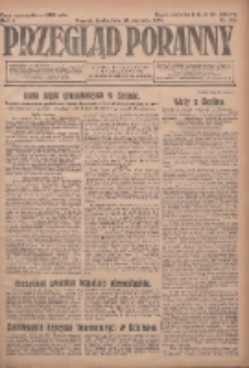 Przegląd Poranny: pismo niezależne i bezpartyjne 1923.06.20 R.3 Nr167