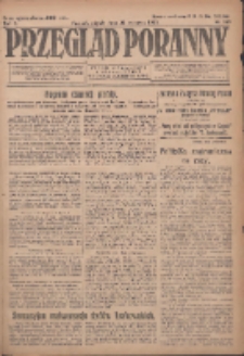 Przegląd Poranny: pismo niezależne i bezpartyjne 1923.06.22 R.3 Nr169