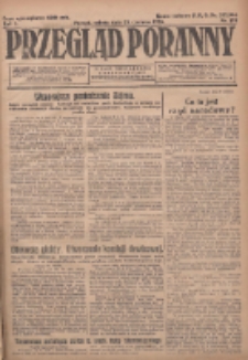 Przegląd Poranny: pismo niezależne i bezpartyjne 1923.06.23 R.3 Nr170