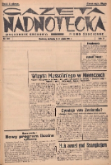 Gazeta Nadnotecka: pismo codzienne 1937.09.05 R.17 Nr204