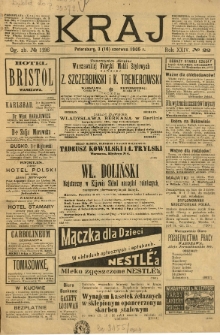 Kraj: pismo polityczno - literackie. 1905.06.03(16) R.24 No.22