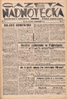 Gazeta Nadnotecka: pismo codzienne 1937.10.07 R.17 Nr231