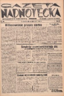 Gazeta Nadnotecka: pismo codzienne 1937.10.22 R.17 Nr244