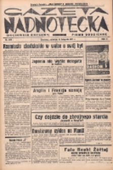 Gazeta Nadnotecka (Orędownik Kresowy): pismo codzienne 1937.11.14 R.17 Nr262