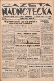 Gazeta Nadnotecka (Orędownik Kresowy): pismo codzienne 1937.11.27 R.17 Nr273