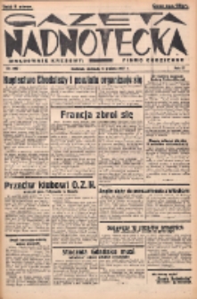 Gazeta Nadnotecka (Orędownik Kresowy): pismo codzienne 1937.12.05 R.17 Nr280
