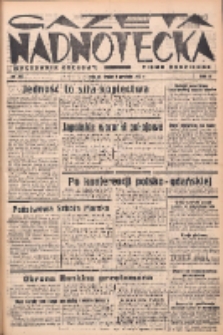 Gazeta Nadnotecka (Orędownik Kresowy): pismo codzienne 1937.12.08 R.17 Nr282