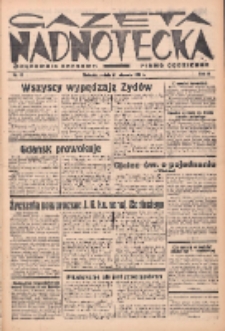 Gazeta Nadnotecka (Orędownik Kresowy): pismo codzienne 1938.01.15 R.18 Nr11