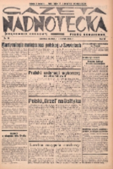 Gazeta Nadnotecka (Orędownik Kresowy): pismo codzienne 1938.01.16 R.18 Nr12