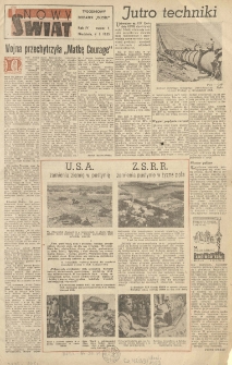 Nowy Świat. Tygodniowy dodatek Głosu Wielkopolskiego. 1953.01.04 R.4 nr1