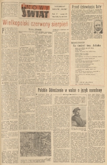 Nowy Świat. Tygodniowy dodatek Głosu Wielkopolskiego. 1953.08.16 R.4 nr34