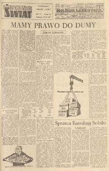 Nowy Świat. Tygodniowy dodatek Głosu Wielkopolskiego. 1953.11.22 R.4 nr48