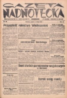 Gazeta Nadnotecka (Orędownik Kresowy): pismo codzienne 1938.02.12 R.18 Nr34
