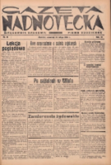 Gazeta Nadnotecka (Orędownik Kresowy): pismo codzienne 1938.02.24 R.18 Nr44