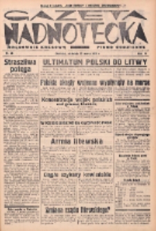 Gazeta Nadnotecka (Orędownik Kresowy): pismo codzienne 1938.03.20 R.18 Nr65