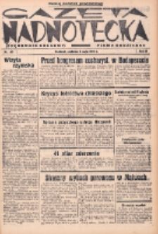 Gazeta Nadnotecka (Orędownik Kresowy): pismo codzienne 1938.05.08 R.18 Nr105