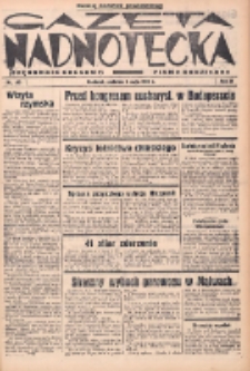 Gazeta Nadnotecka (Orędownik Kresowy): pismo codzienne 1938.05.08 R.18 Nr105