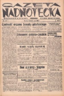 Gazeta Nadnotecka (Orędownik Kresowy): pismo codzienne 1938.05.11 R.18 Nr107