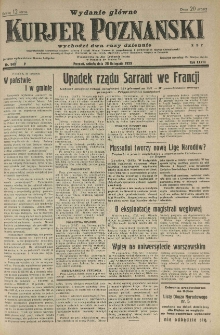 Kurier Poznański 1933.11.25 R.28 nr 543