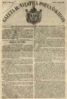 Gazeta Wielkiego Xięstwa Poznańskiego 1848.02.15 Nr38