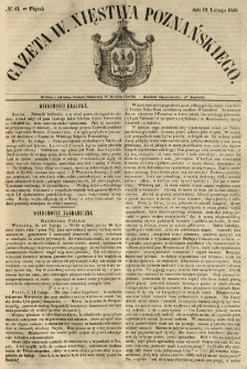 Gazeta Wielkiego Xięstwa Poznańskiego 1848.02.18 Nr41