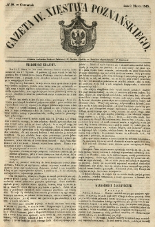 Gazeta Wielkiego Xięstwa Poznańskiego 1848.03.09 Nr58