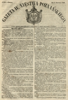 Gazeta Wielkiego Xięstwa Poznańskiego 1848.04.15 Nr90