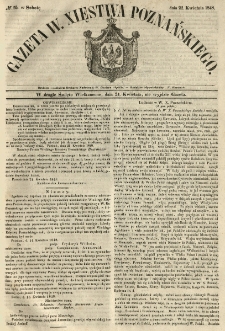 Gazeta Wielkiego Xięstwa Poznańskiego 1848.04.22 Nr95