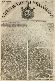 Gazeta Wielkiego Xięstwa Poznańskiego 1848.06.16 Nr137