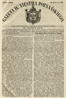 Gazeta Wielkiego Xięstwa Poznańskiego 1848.06.23 Nr143