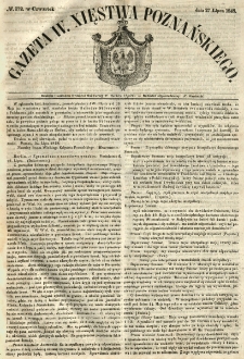 Gazeta Wielkiego Xięstwa Poznańskiego 1848.07.27 Nr172
