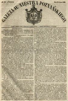 Gazeta Wielkiego Xięstwa Poznańskiego 1848.07.30 Nr175