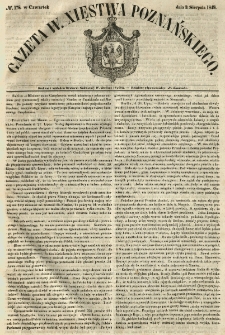 Gazeta Wielkiego Xięstwa Poznańskiego 1848.08.03 Nr178