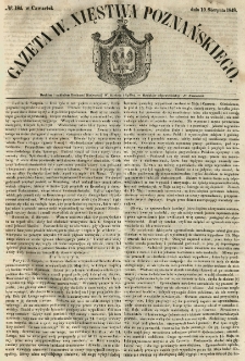 Gazeta Wielkiego Xięstwa Poznańskiego 1848.08.10 Nr184