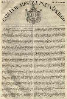 Gazeta Wielkiego Xięstwa Poznańskiego 1848.09.07 Nr208