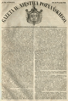 Gazeta Wielkiego Xięstwa Poznańskiego 1848.09.14 Nr214