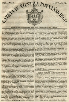 Gazeta Wielkiego Xięstwa Poznańskiego 1848.09.26 Nr224