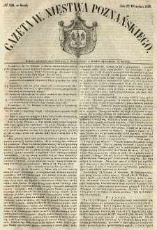 Gazeta Wielkiego Xięstwa Poznańskiego 1848.09.27 Nr225