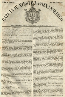 Gazeta Wielkiego Xięstwa Poznańskiego 1848.09.28 Nr226