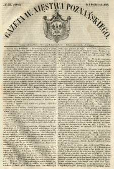 Gazeta Wielkiego Xięstwa Poznańskiego 1848.10.04 Nr231