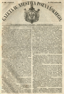 Gazeta Wielkiego Xięstwa Poznańskiego 1848.10.05 Nr232