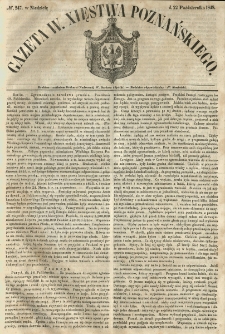 Gazeta Wielkiego Xięstwa Poznańskiego 1848.10.22 Nr247